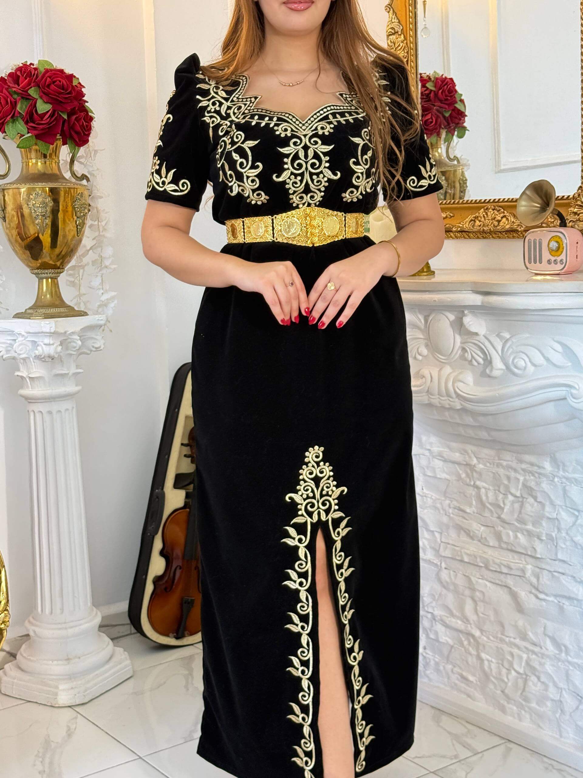 Caftan Daim Japonaise