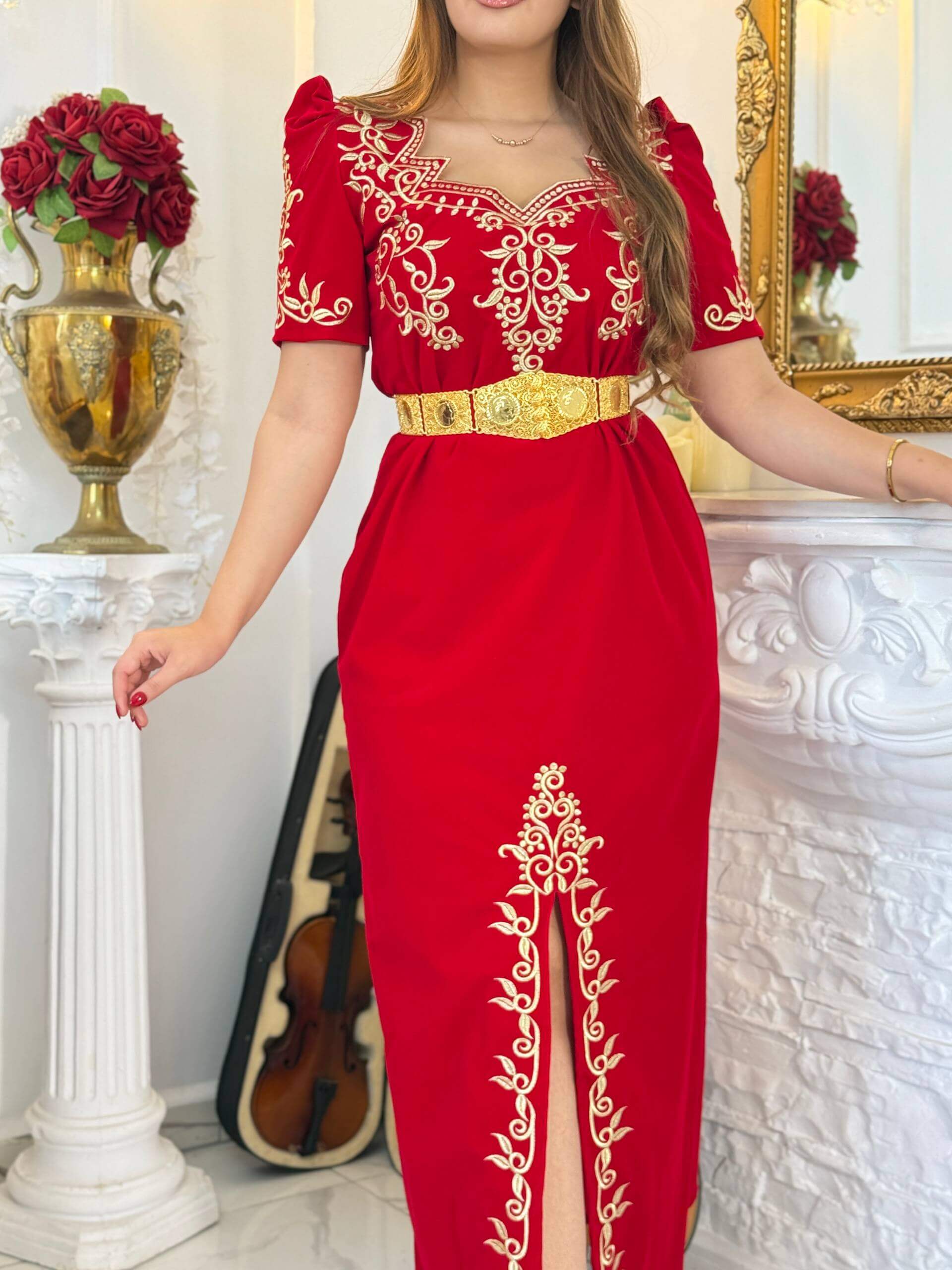 Caftan Daim Japonaise